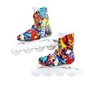 Scarpe da pattino con dita - 1 set di mini pattini a rotolo, divertenti piccole attrezzature per la tavola | di scena per bambini, ragazze, regalo, casa, portachiavi, decorazione, scrittura