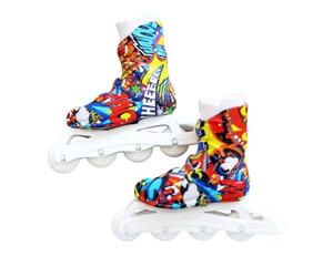 Scarpe da pattino con dita - 1 set di mini pattini a rotolo, divertenti piccole attrezzature per la tavola | di scena per bambini, ragazze, regalo, casa, portachiavi, decorazione, scrittura