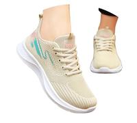 Scarpe da piede ortopediche comode e larghe scarpe da ginnastica comode da corsa per diabetici, scarpe da ginnastica estive, traspiranti, supporto per l'arca traspirante, tessuto per ragazze, scarpe