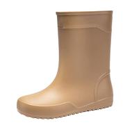 Scarpe da pioggia da uomo, comode, in gomma, da uomo, impermeabili, in gomma, tinta unita, stile classico, antiscivolo, per il tempo libero, da giardino, per attività all'aria aperta, scarpe da acqua