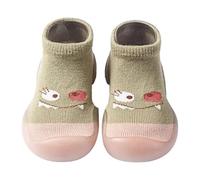 Scarpe da Prima Camminata Per Bambini Scarpe da Calzino Per Bambini Pantofole da Pavimento Antiscivolo Morbide Per Bambini, Traspiranti E Leggere(20/21 12.5cm)