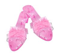 Scarpe da principessa con alto per bambini, scarpe da principessa antiscivolo, per travestimento da principessa, portatili, con tacchi di , per feste in maschera, carnevale, scuola