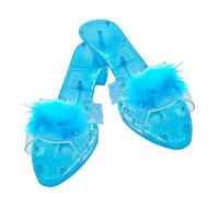 Scarpe da principessa con alto per bambini, scarpe da principessa antiscivolo, per travestimento da principessa, portatili, con tacchi di , per feste in maschera, carnevale, scuola