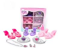Scarpe da Principessa per Bambini, Tacchi da Principessa, Diademi e Set di 2448