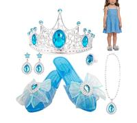 Scarpe da principessa per ragazze, fingono tacchi antiscivolo con anello per l'orecchio, scarpe da vestire, per giocattoli, feste, Capodanno, uso quotidiano, giorno del Ringraziamento, vacanze