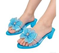 Scarpe da principessa per ragazze, per cosplay, con alto con diamante, antiscivolo e confortevoli, per spettacoli teatrali a scuola, eventi a tema, feste in maschera, carnevale