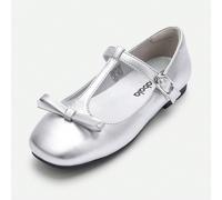 Scarpe da principessa stile Mary Jane per ragazze, sandali estivi in stile francese La taglia è troppo grande, si prega di acquistare una taglia più piccola!Aspetto elegante: la tomaia lucida è abbina