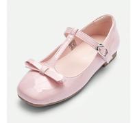 Scarpe da principessa stile Mary Jane per ragazze, sandali estivi stile francese La taglia è troppo grande, si prega di acquistare una taglia più piccola!Aspetto elegante: la tomaia lucida è abbinata 