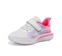 Scarpe da ragazza per i più piccoli, comode, leggere, alla moda, traspiranti, semplici, casual, con suola morbida, scarpe da ginnastica in rete, per sport all'aria aperta, Colore: rosa., 33 EU