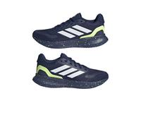 adidas RUNFALCON 5 Shoes Junior, Scarpe, Dark Blue/Ftwr White/Hi-RES Yellow, 21.5 EU