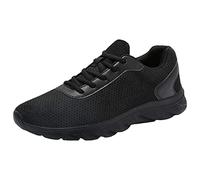 Scarpe Da Running Uomini Basket Uomo Scarpe Di Sicurezza Uomini Basket Running Uomo Casual Elastico Outdoor Trail Multicolor Comfort Multisport Scarpa, Le Noir B, 42 EU
