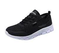 Scarpe da Running Uomo - Scarpe da Estive in Rete Traspirante Leggere e Morbide Confortevoli per l'Uso Quotidiano con Lacci