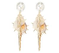 Scarpe da scialle leggere Orecchini Con Perle di imitazione Tacchetti Ohroel fatti a mano Accessori Per Le Donne Alla Moda Abbigliamento Quotidiano Gioielli pronti per le Vacanze, Taglia unica, come