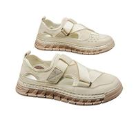 Scarpe da scoglio uomo con punta chiusa e cinturino regolabile, sandali esterno traspiranti antiscivolo ad asciugatura rapida for escursionismo, guida spiaggia
