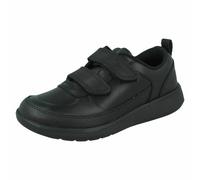Clarks Scape Flare K, Scarpe da Ginnastica Basse, Bambini e ragazzi, Nero Black Leather Black Leather, 30 EU