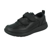 Clarks Scarpe Da Scuola Sneakers Bambini UK 10 Infante-2.5 Pelle Nera E F G H