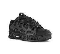 OSIRIS D3 2001 Suola Doppia con Lacci Skateboard Scarpe Tutti Nero Uomo UK 6 -