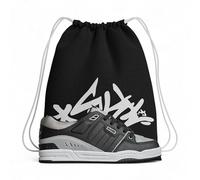 Scarpe da Skateboard - Globe Fusion Trainers Nero/Grigio Acciaio/Bianco da Ginnastica - Ammortizzate, Resistenti - Suola Robusta - più Sacca (Sistema Taglie Calzature EU, Adulto, Numero, Media, 39)