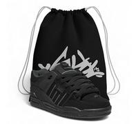 Scarpe da Skateboard - Scarpe Globe Fusion Black Night da Ginnastica Unisex Skate - Sneakers Resistenti con Sacca Abbinata (Sistema Taglie Calzature EU, Adulto, Numero, Larga, 42.5)