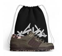 Scarpe da Skateboard - Scarpe Globe Fusion Trainers da Ginnastica Unisex Skate - Mud/Camo, Slip-On - Sneakers -Resistenti con Sacca Abbinata (Sistema Taglie Calzature EU, Adulto, Numero, Larga, 39)