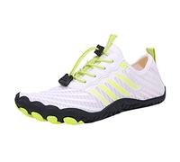 Scarpe da spiaggia da donna e uomo, estive, ad asciugatura rapida, alla moda, traspiranti, leggere, antiscivolo, per il nuoto, le immersioni, taglia 37-45, bianco, 39 EU