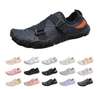 Scarpe da spiaggia larghe ad asciugatura rapida, unisex, semplici scarpe da ginnastica antiscivolo, traspiranti, morbide e leggere, Blu scuro, 36 EU
