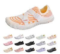 Scarpe da spiaggia larghe ad asciugatura rapida, unisex, semplici scarpe da ginnastica antiscivolo, traspiranti, morbide e leggere, Colore: arancione., 39 EU