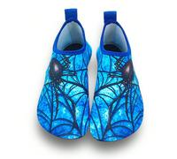 Scarpe da spiaggia per bambini, scarpe da acqua per bambini di colore blu con disegno di grande ragno, suola morbida, leggere e traspiranti EUR22-23,EUR24-25,EUR26-27,EUR28-29,EUR30-31,EUR32-33,EUR34-
