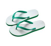 Scarpe da sposa da uomo Thai infradito da uomo, sandali antiscivolo in gomma, per interni ed esterni, da spiaggia, personalità, infradito da uomo, scarpe da basket, verde, 40 EU