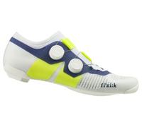 Scarpe da strada fizik vega carbon bianco giallo fluo