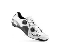 Scarpe da strada lake cx403 x bianche nere versione grande