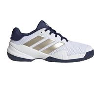Scarpe da tennis bambini Adidas Barricade K - cloud white/cyber metallic/dark blue - Bianco (33,5)