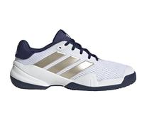 Scarpe da tennis bambini Adidas Barricade K - cloud white/cyber metallic/dark blue - Bianco (36)