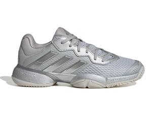 Scarpe da tennis bambini Adidas Barricade K - silver metallic/silver metallic/dash grey - Argento (33)
