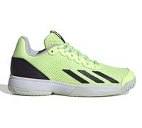 Scarpe da tennis bambini Adidas Courtflash - green spark/aurora black/lucid lemon - Verde (33 1/2)