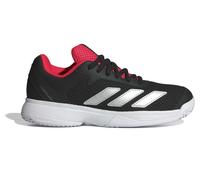 Scarpe da tennis bambini Adidas Courtflash K - cloud white/silver metallic/core black - Nero (30,5)