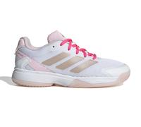 Scarpe da tennis bambini Adidas Ubersonic K - off white/silver metallic/powder plum - Bianco (38)