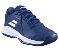 Babolat, Scarpe da Tennis Propulse JR AC B, Taglia 35.5, Colore Blu, Ammortizzazione Eva Spessa, Suola Michelin per Presa ottimale, progettate per Giovani concorrenti, Estate Blue Bianco, EU