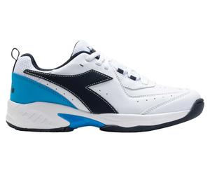 Scarpe da tennis bambini Diadora S. Challenge 5 SL JR - white/blue corsai - Bianco (36,5)