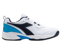 Scarpe da tennis bambini Diadora S. Challenge 5 SL JR - white/blue corsai - Bianco (37)