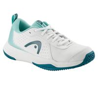 HEAD Youth Sprint Court 4.0 Junior Scarpe da Tennis Unisex, Bianco/Turchese, EU 33