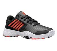 Scarpe da tennis bambini K-Swiss Court Express Omni - jet black/spicy orange/white - Nero (36)