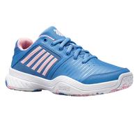 Scarpe da tennis bambini K-Swiss Court Express Omni - silver lake blue/white/orchid pink - Blu (39)