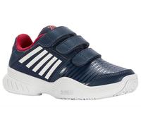 Scarpe da tennis bambini K-Swiss Court Express Strap Omni JR - blue opal/white/lollipop - Turchese, Blu (33,5)