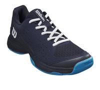 Wilson Rush PRO JR L, Scarpa da Tennis, Navy Blazer/White/Atomic Blue, 34 2/3 EU