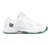 Scarpe da tennis bambini Wilson Rush Pro Jr - white/white/bosphorus - Bianco (34)
