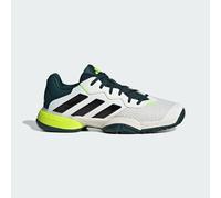 Scarpe da tennis bambini Adidas Barricade K - off white/core black/aurora ivy - Bianco (32)