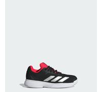adidas Courtflash K AC Bk/Si Junior Shoes UK 3.0