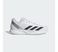 adidas Uomo Courtflash Speed 2 Mens Tennis Shoes, Cloud White/Cloud White/Core Black, 45 1/3 EU