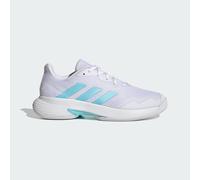 adidas CourtJam Control Scarpa Per Tappeto Donna-Bianco,Turchese in bianco, Taglia: 36 2/3